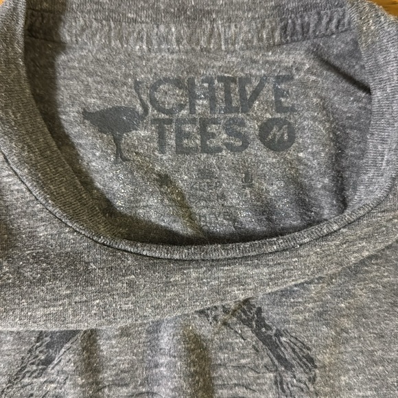 Chive Tees Bill Murray Men's Shirt T-Shirt Cotton Blend Size M Gray - Picture 2 of 2